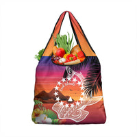 Kia Orana Cook Islands Grocery Bag Sunset Dream