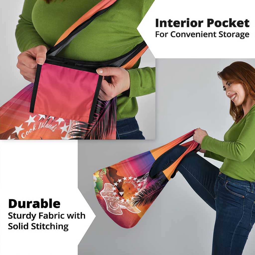 Kia Orana Cook Islands Grocery Bag Sunset Dream