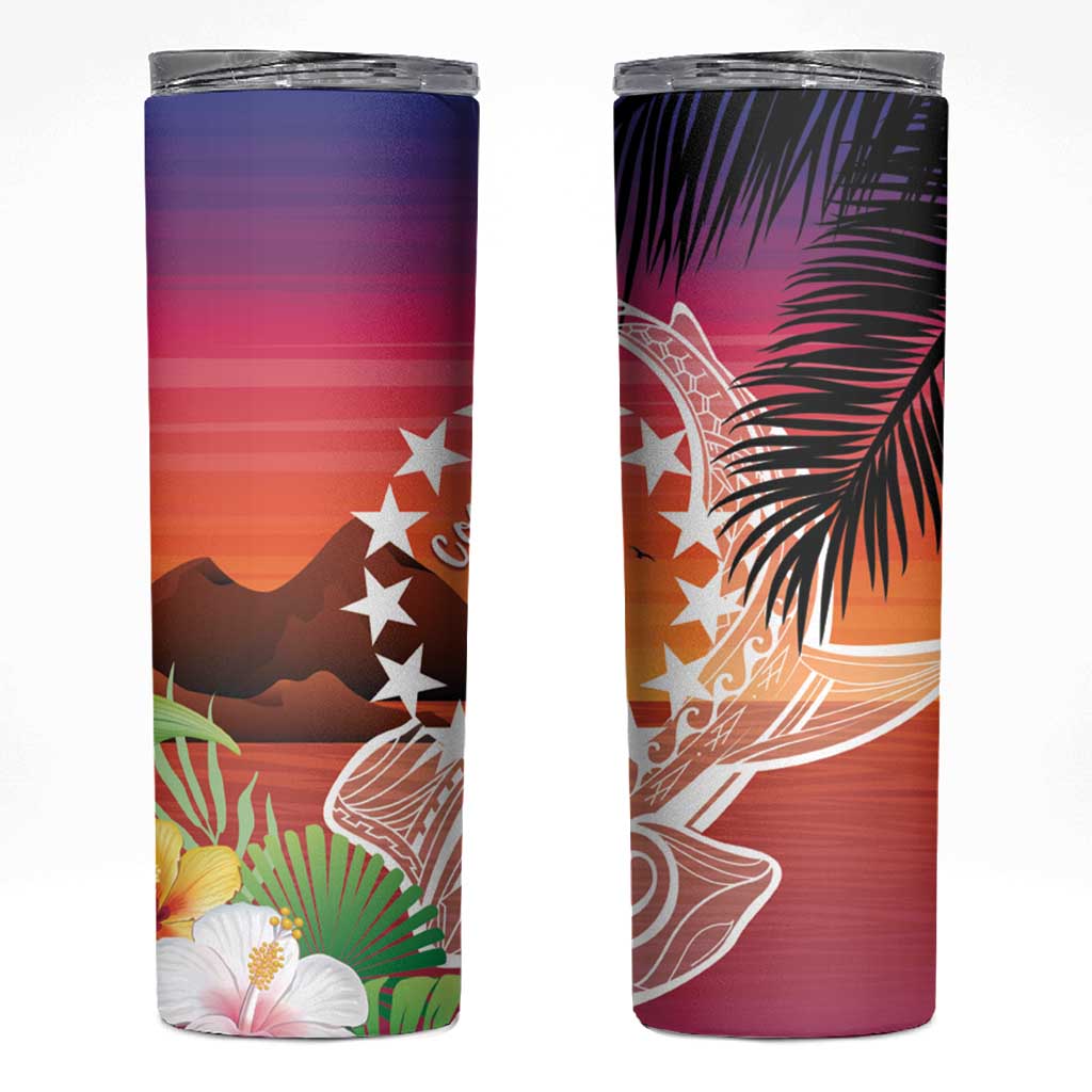 Kia Orana Cook Islands Skinny Tumbler Sunset Dream