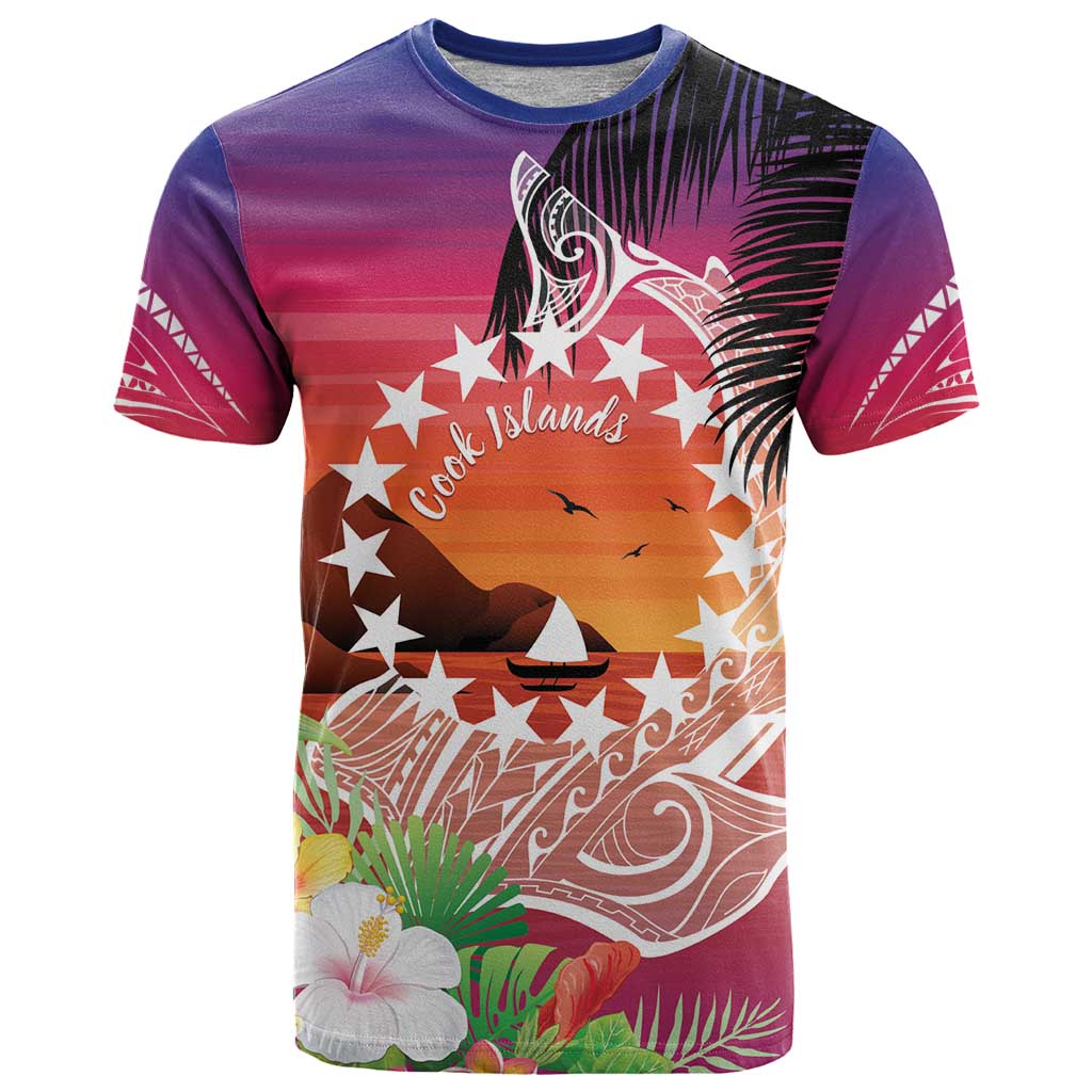 Kia Orana Cook Islands T Shirt Sunset Dream LT7 Art - Polynesian Pride