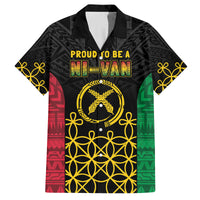 Vanuatu Indipendens Dei Family Matching Off Shoulder Maxi Dress and Hawaiian Shirt Tribal Sand Drawing