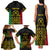 Vanuatu Indipendens Dei Family Matching Tank Maxi Dress and Hawaiian Shirt Tribal Sand Drawing