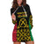 Vanuatu Indipendens Dei Hoodie Dress Tribal Sand Drawing