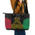 Vanuatu Indipendens Dei Leather Tote Bag Tribal Sand Drawing