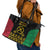 Vanuatu Indipendens Dei Leather Tote Bag Tribal Sand Drawing