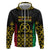 Vanuatu Indipendens Dei Zip Hoodie Tribal Sand Drawing