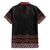Maori Taniko Patterns Family Matching Summer Maxi Dress and Hawaiian Shirt Brown Niho Taniwha Mix Paatiki Motifs