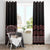 Maori Taniko Patterns Window Curtain Brown Niho Taniwha Mix Paatiki Motifs