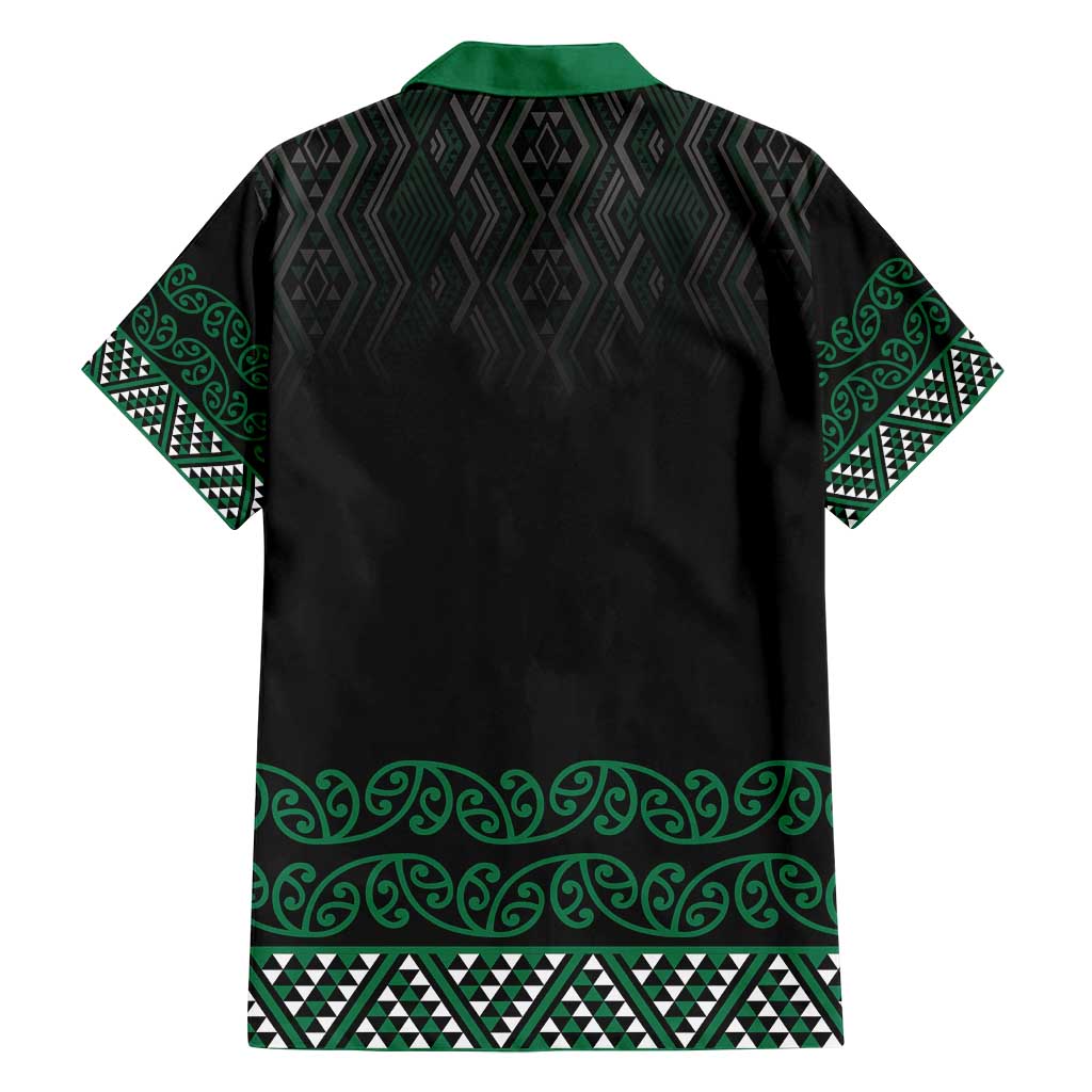 Maori Taniko Patterns Family Matching Long Sleeve Bodycon Dress and Hawaiian Shirt Pounamu Niho Taniwha Mix Paatiki Motifs LT7 - Polynesian Pride