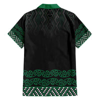 Maori Taniko Patterns Family Matching Short Sleeve Bodycon Dress and Hawaiian Shirt Pounamu Niho Taniwha Mix Paatiki Motifs LT7 - Polynesian Pride