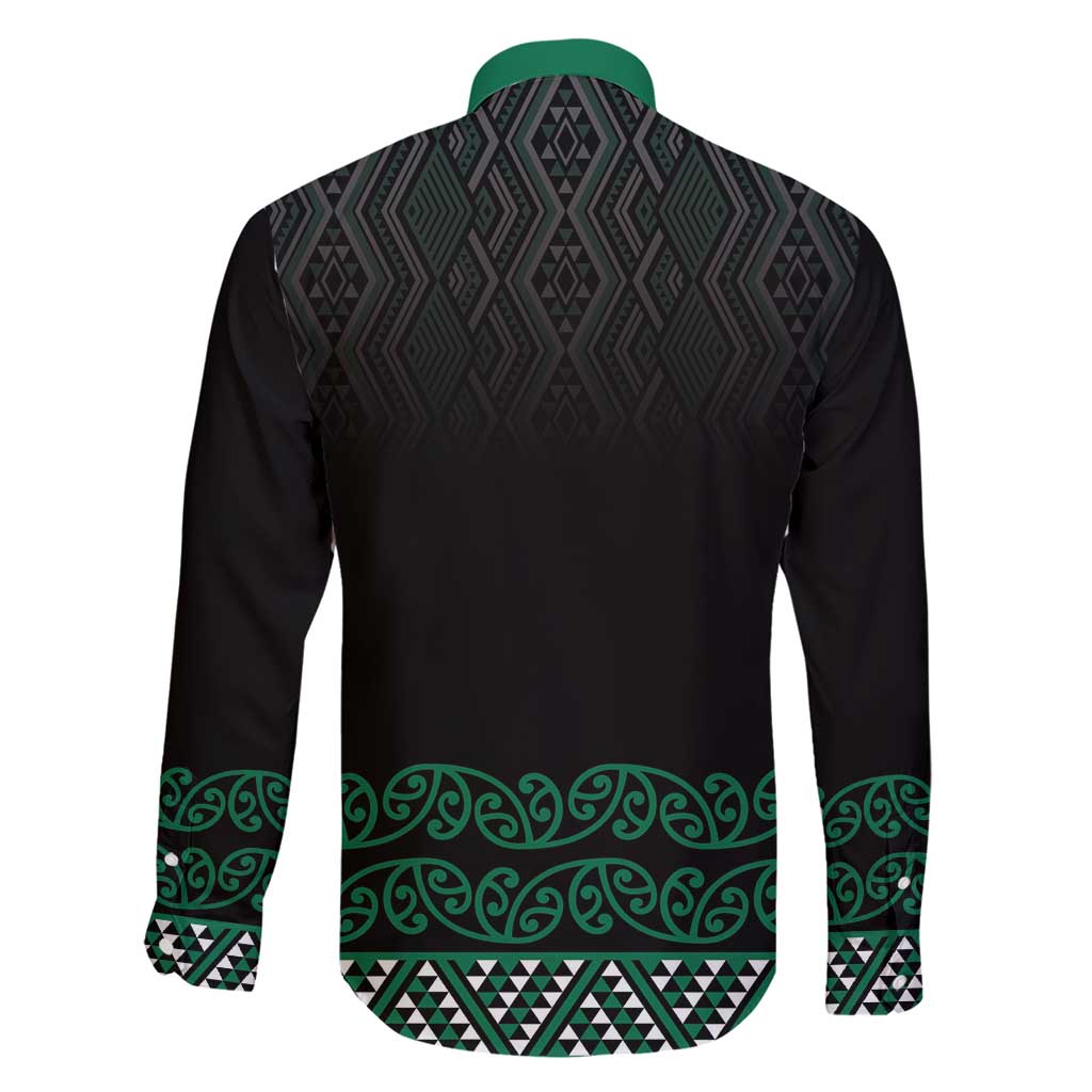 Maori Taniko Patterns Family Matching Short Sleeve Bodycon Dress and Hawaiian Shirt Pounamu Niho Taniwha Mix Paatiki Motifs LT7 - Polynesian Pride