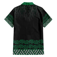 Maori Taniko Patterns Family Matching Tank Maxi Dress and Hawaiian Shirt Pounamu Niho Taniwha Mix Paatiki Motifs