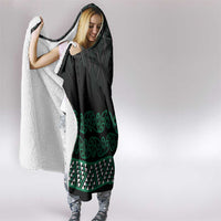 Maori Taniko Patterns Hooded Blanket Pounamu Niho Taniwha Mix Paatiki Motifs