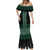 Maori Taniko Patterns Mermaid Dress Pounamu Niho Taniwha Mix Paatiki Motifs