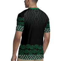Maori Taniko Patterns Rugby Jersey Pounamu Niho Taniwha Mix Paatiki Motifs LT7 - Polynesian Pride