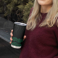 Maori Taniko Patterns Tumbler Cup Pounamu Niho Taniwha Mix Paatiki Motifs