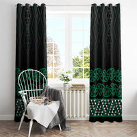 Maori Taniko Patterns Window Curtain Pounamu Niho Taniwha Mix Paatiki Motifs