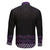 Maori Taniko Patterns Family Matching Long Sleeve Bodycon Dress and Hawaiian Shirt Purple Niho Taniwha Mix Paatiki Motifs