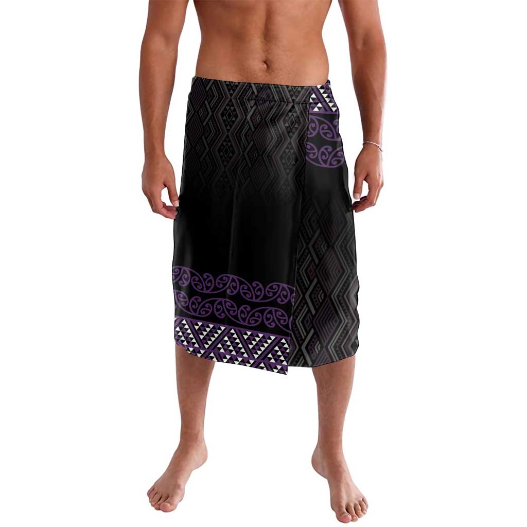 Maori Taniko Patterns Lavalava Purple Niho Taniwha Mix Paatiki Motifs