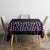 Maori Taniko Patterns Tablecloth Purple Niho Taniwha Mix Paatiki Motifs