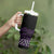 Maori Taniko Patterns Tumbler With Handle Purple Niho Taniwha Mix Paatiki Motifs