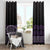 Maori Taniko Patterns Window Curtain Purple Niho Taniwha Mix Paatiki Motifs