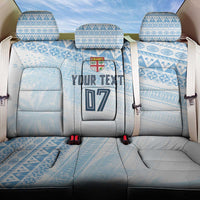 Fiji Rugby Custom Kaiviti Masi Back Car Seat Cover Turquoise - Polynesian Pride