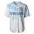 Fiji Rugby Custom Kaiviti Masi Baseball Jersey Turquoise - Polynesian Pride