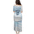 Fiji Rugby Custom Kaiviti Masi Family Matching Puletasi and Hawaiian Shirt Turquoise - Polynesian Pride