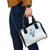 Fiji Rugby Custom Kaiviti Masi Shoulder Handbag Turquoise - Polynesian Pride
