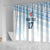 Fiji Rugby Custom Kaiviti Masi Shower Curtain Turquoise - Polynesian Pride