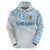 Fiji Rugby Custom Kaiviti Masi Zip Hoodie Turquoise - Polynesian Pride