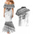 Fiji Rugby Custom Kaiviti Masi Couples Matching Mermaid Dress and Hawaiian Shirt Black - Polynesian Pride