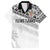 Fiji Rugby Custom Kaiviti Masi Family Matching Long Sleeve Bodycon Dress and Hawaiian Shirt Black - Polynesian Pride