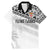 Fiji Rugby Custom Kaiviti Masi Family Matching Mermaid Dress and Hawaiian Shirt Black - Polynesian Pride