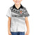 Fiji Rugby Custom Kaiviti Masi Family Matching Short Sleeve Bodycon Dress and Hawaiian Shirt Black - Polynesian Pride