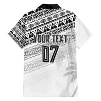 Fiji Rugby Custom Kaiviti Masi Hawaiian Shirt Black - Polynesian Pride