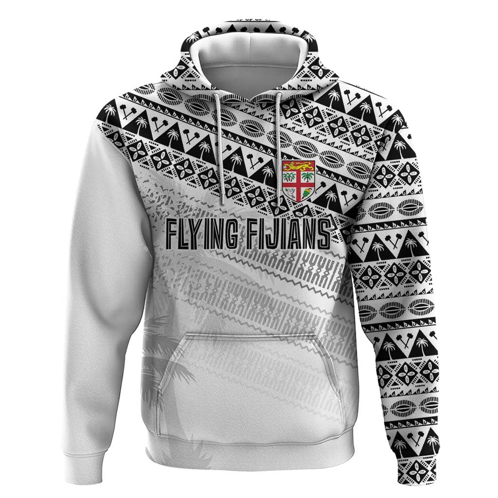 Fiji Rugby Custom Kaiviti Masi Hoodie Black - Polynesian Pride