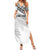 Fiji Rugby Custom Kaiviti Masi Summer Maxi Dress Black - Polynesian Pride