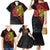Papua New Guinea 49th Independence Day Family Matching Mermaid Dress and Hawaiian Shirt Motuan Revareva Bird-of-Paradise