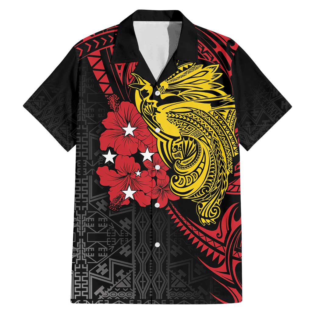 Papua New Guinea 49th Independence Day Family Matching Mermaid Dress and Hawaiian Shirt Motuan Revareva Bird-of-Paradise