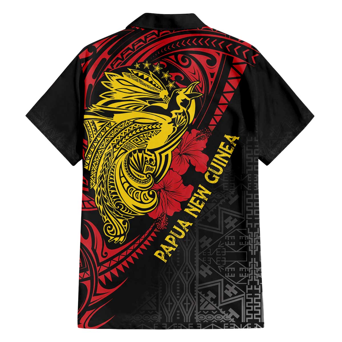 Papua New Guinea 49th Independence Day Family Matching Puletasi and Hawaiian Shirt Motuan Revareva Bird-of-Paradise