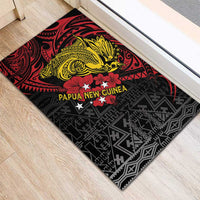 Papua New Guinea 49th Independence Day Rubber Doormat Motuan Revareva Bird-of-Paradise