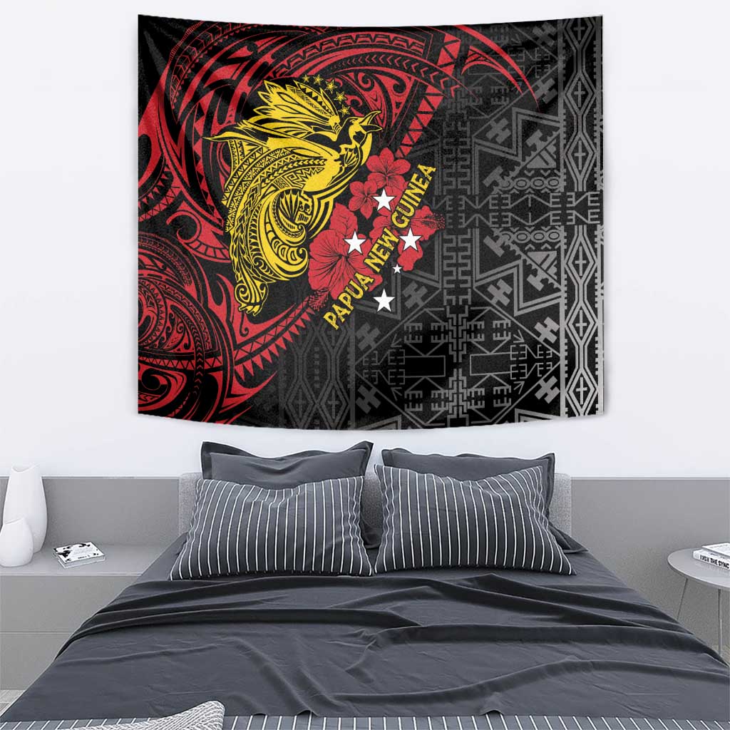 Papua New Guinea 49th Independence Day Tapestry Motuan Revareva Bird-of-Paradise