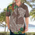 Polynesia Hawaiian Shirt Sharks Duo Tropical Brown