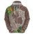 Polynesia Hoodie Sharks Duo Tropical Brown