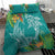 Polynesia Bedding Set Sharks Duo Tropical Teal