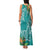 Polynesia Family Matching Tank Maxi Dress and Hawaiian Shirt Sharks Duo Tropical Teal