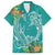 Polynesia Hawaiian Shirt Sharks Duo Tropical Teal