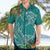 Polynesia Hawaiian Shirt Sharks Duo Tropical Teal